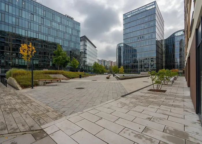 Business District - Parking, Balcony By Rentujemy Apartment